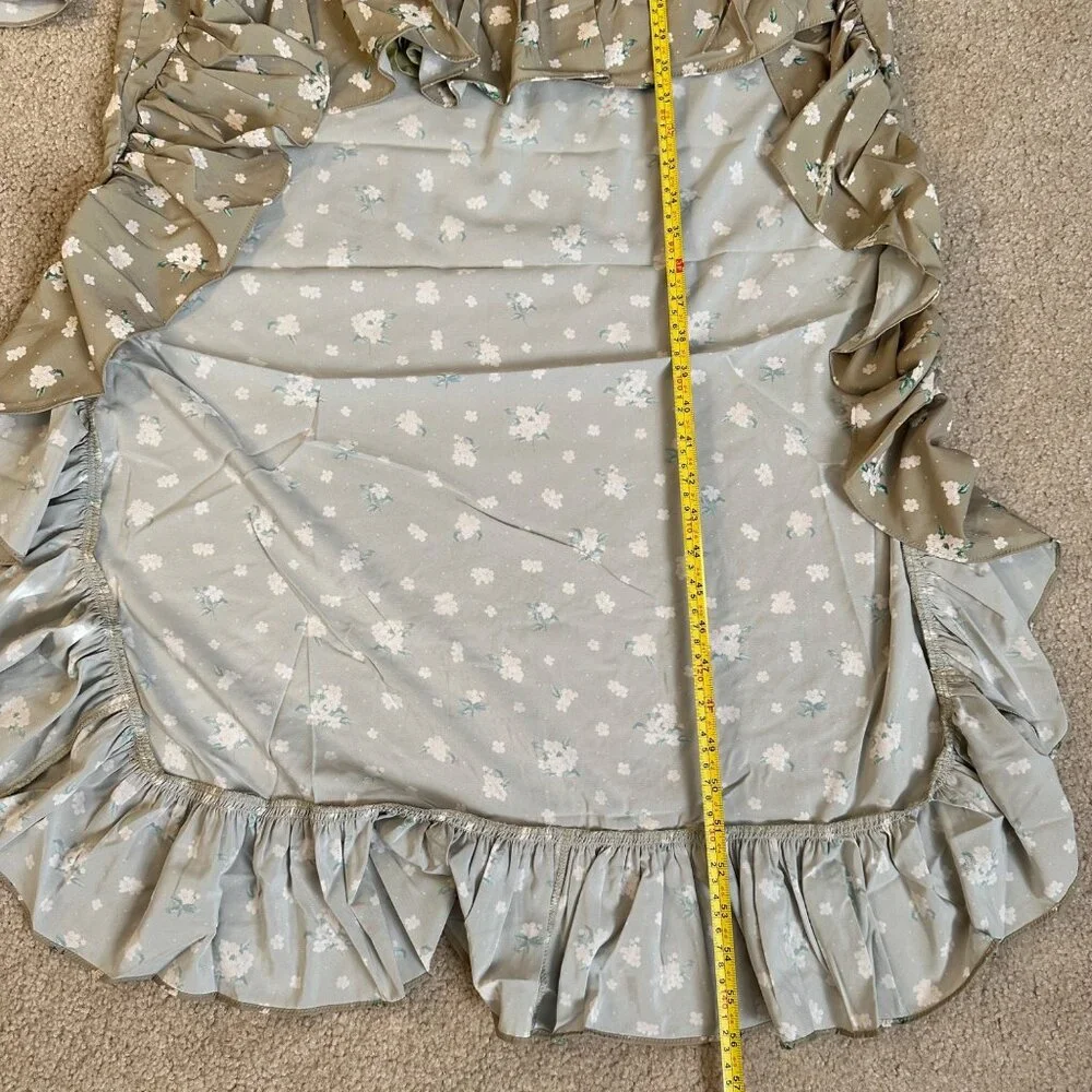 WeWoreWhat Green Floral High-Low Ruffle Maxi Dress Size S Feminine Cottagecore - Picture 9 of 13